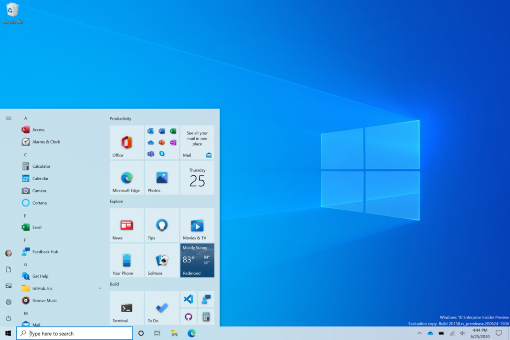 Windows 10 ще има нов дизайн на Старт менюто и обновен Alt+Tab