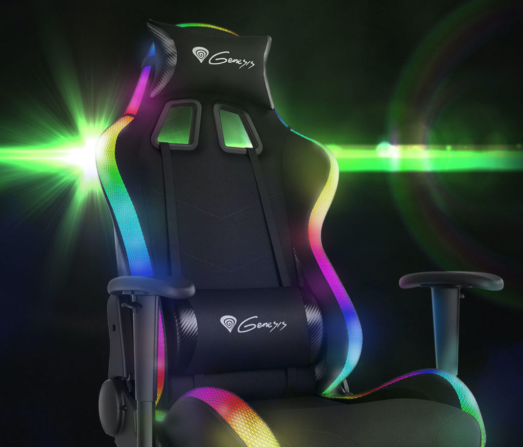 Genesis представи стола с осветление Trit 500 RGB