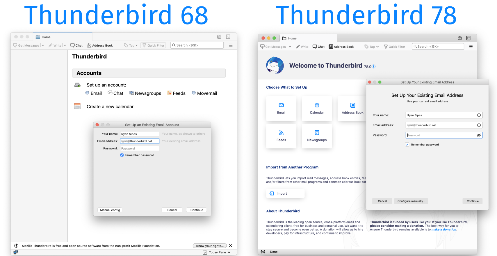 Какво ново предлага пощенският клиент Thunderbird 78