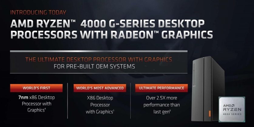 Официален анонс на хибридните процесори AMD Ryzen 4000