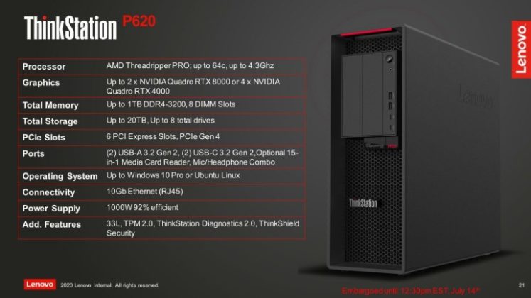 AMD официално представи HEDT процесорите Ryzen Threadripper Pro 3000 за работни станции