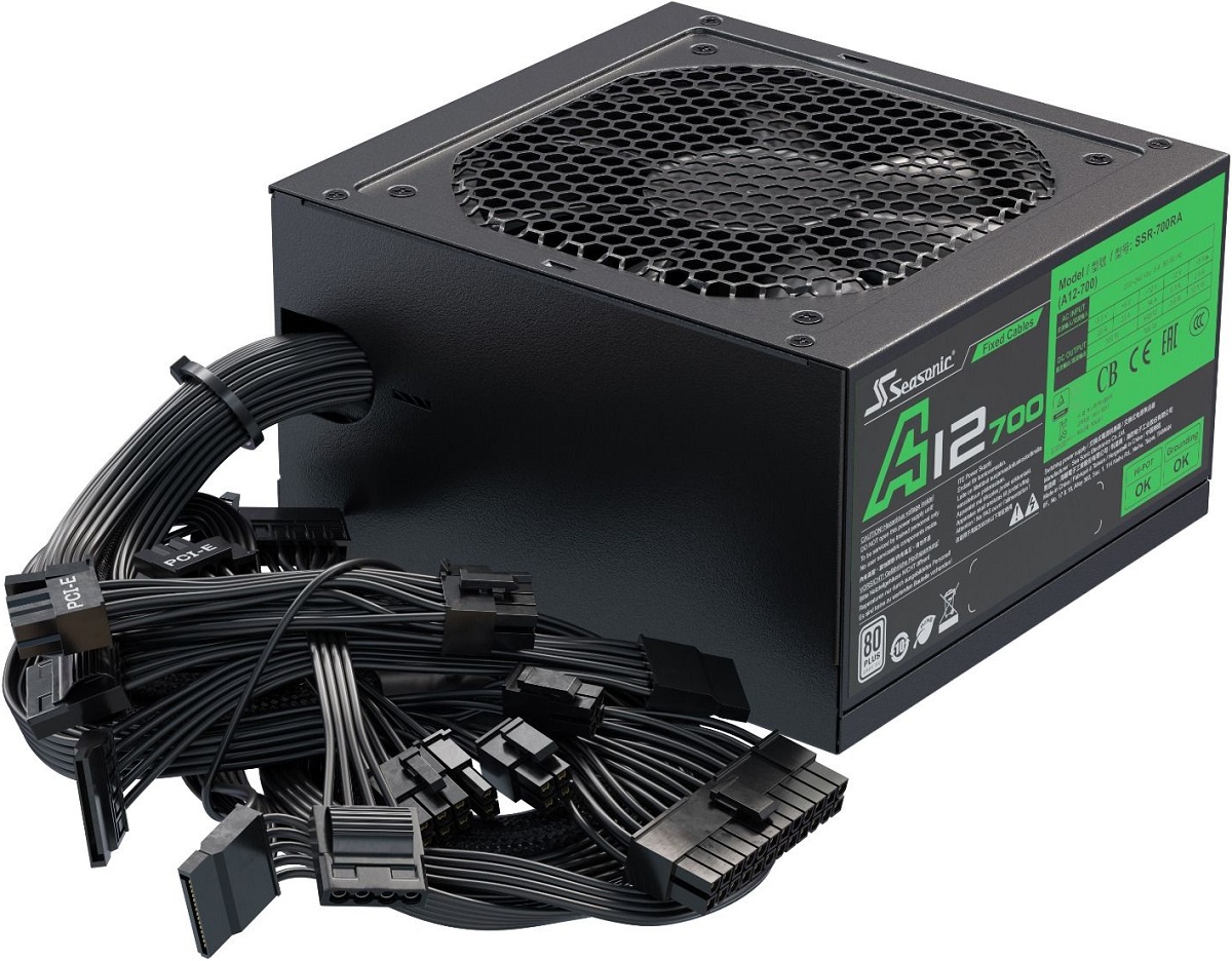 Анонс на евтините захранвания Seasonic A12 с 80 Plus 230V EU сертификат