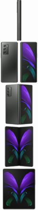 Това е Samsung Galaxy Fold 2 в цялата му красота – черен и розово-златен