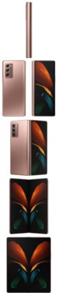 Това е Samsung Galaxy Fold 2 в цялата му красота – черен и розово-златен