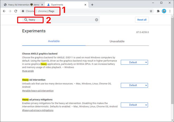 Ето как може да се включи блокирането на тежките реклами в Google Chrome