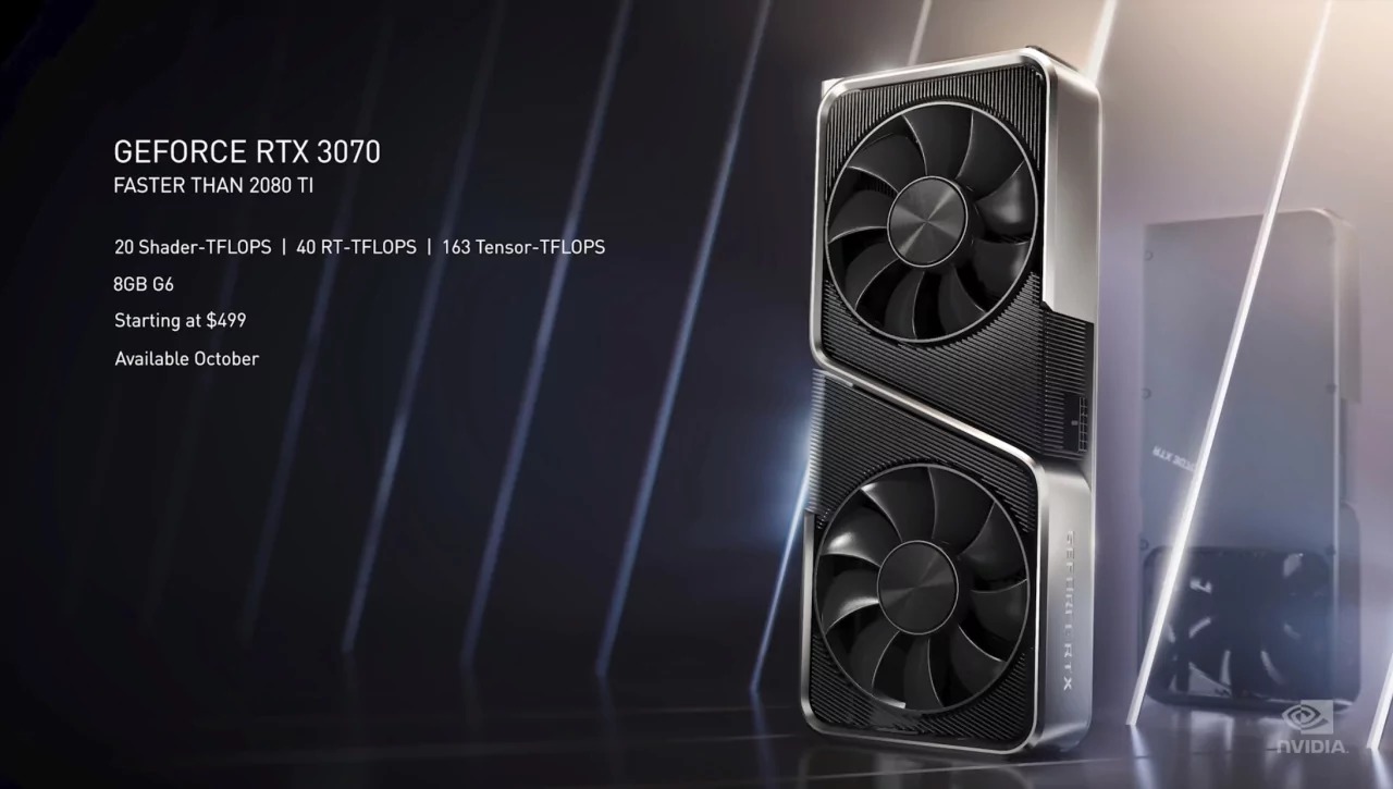 Nvidia официално анонсира видеокартите RTX 3070, RTX 3080 и RTX 3090