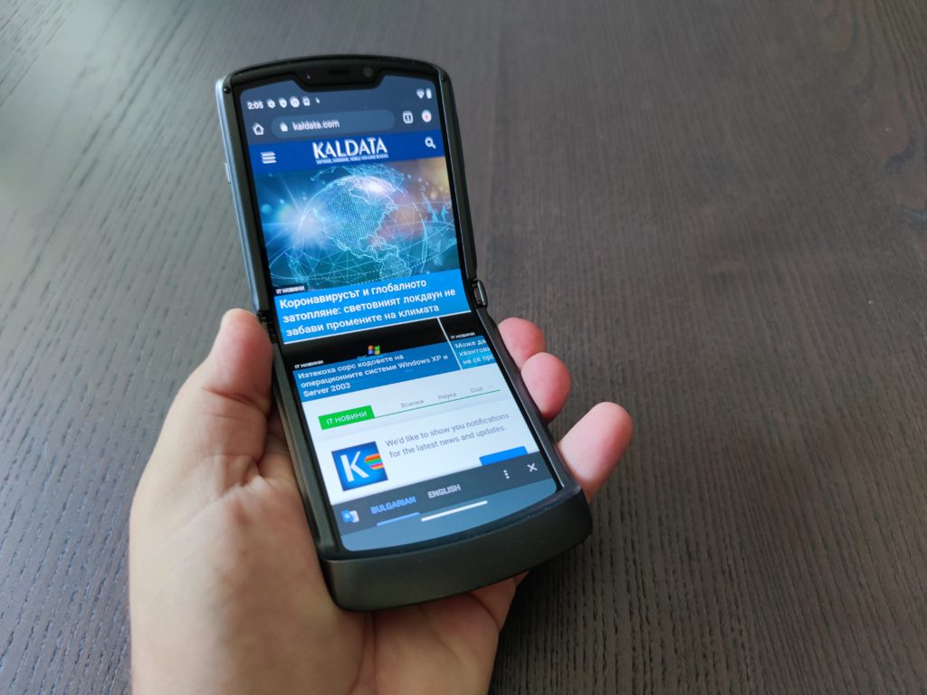 Ревю на Motorola Razr 5G – комбинация от класика и бъдеще