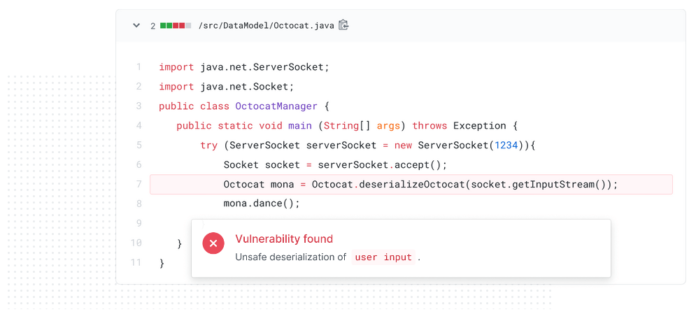 github-code-scanning GitHub публикува нов инструмент за проверка на слабости в кода