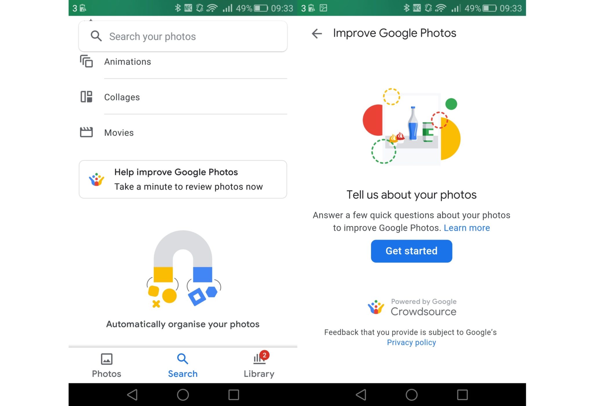 Google предлага на потребителите да помогнат в подобряването на алгоритмите на Google Photos