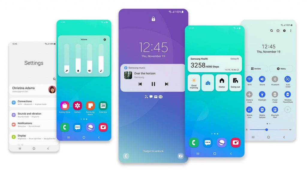 Samsung представи фирмения потребителски интерфейс One UI 3