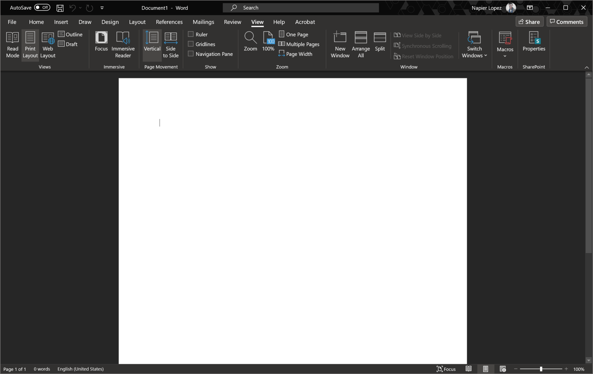 В Microsoft Word се тества нов, по-добър тъмен режим на работа