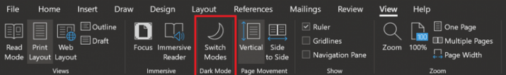 В Microsoft Word се тества нов, по-добър тъмен режим на работа