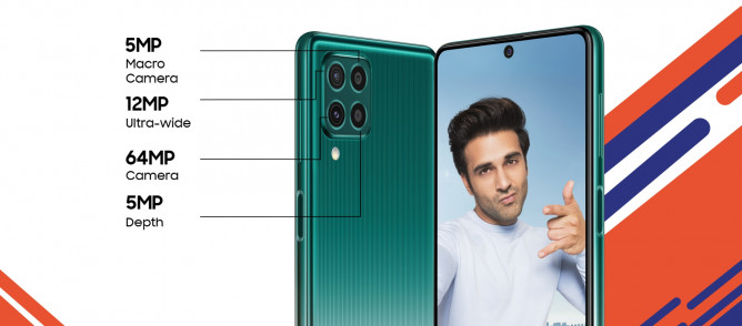Samsung Galaxy F62: флагмански чип, 64 МР камера и мощна 7000 mAh батерия