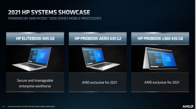 AMD представи мобилните APU Ryzen PRO 5000U за мощни лаптопи