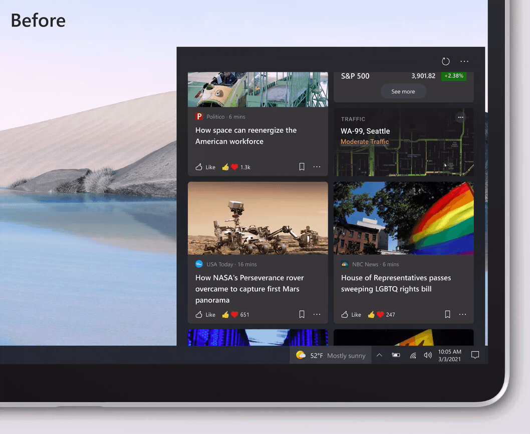 Microsoft продължава с промените в интерфейса на Windows 10