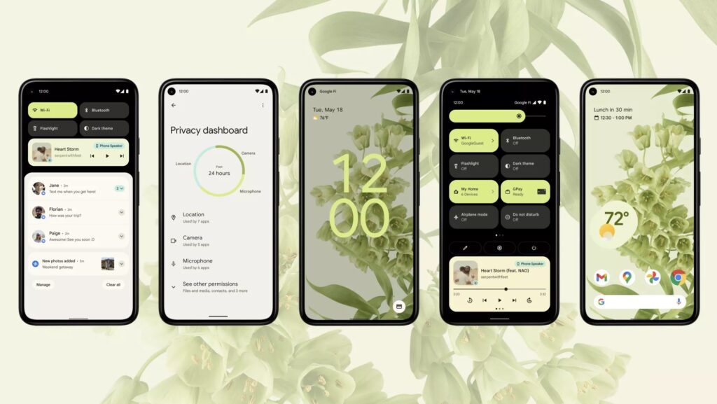 Google представи ОС Android 12 с новия дизайн Material you