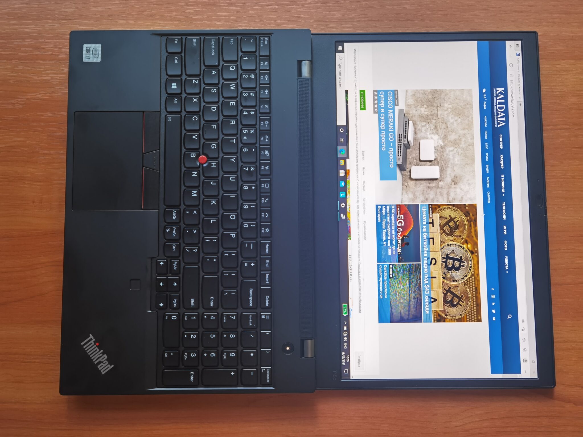 Lenovo ThinkPad T15p Gen 1 – добрият стар бизнес дух се връща на сцената