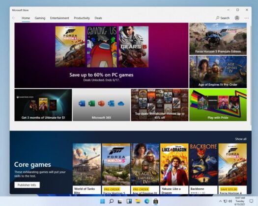 Първите скрийншоти на ОС Windows 11