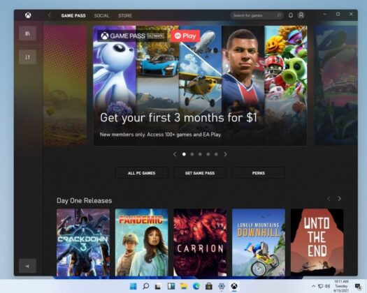 Първите скрийншоти на ОС Windows 11