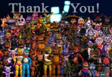 Общността зад FNAF благодари на създателя на играта
