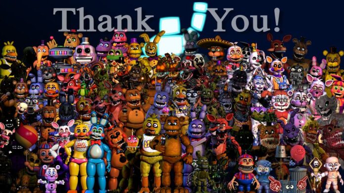 Общността зад FNAF благодари на създателя на играта