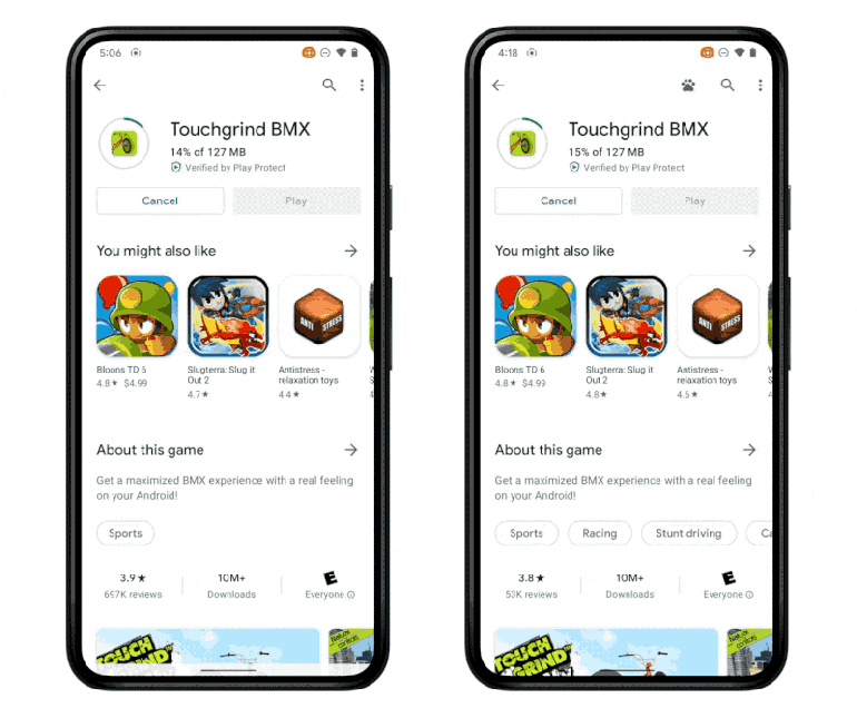 В Android 12 ще бъде добавена функция за стартиране на игрите още по време на тяхното зареждане
