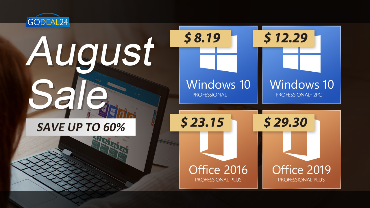Августовска разпродажба на софтуер: Godeal24 предлага Windows 10 само за ,19