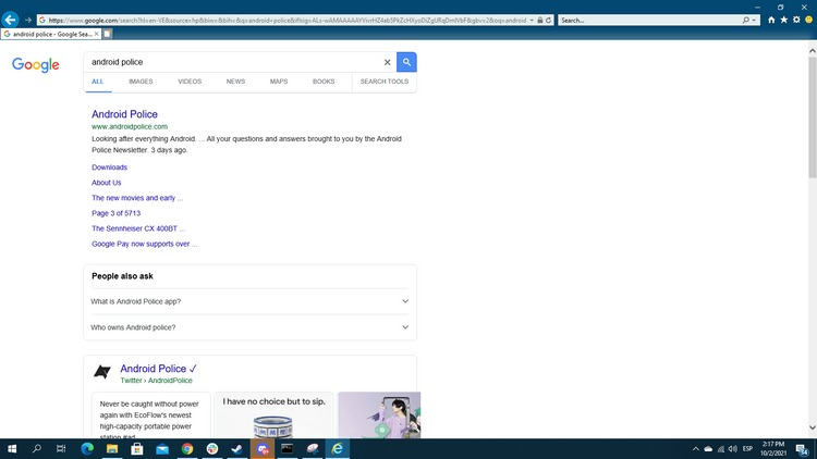 Google прекрати поддръжката на своята търсачка в браузъра Internet Explorer