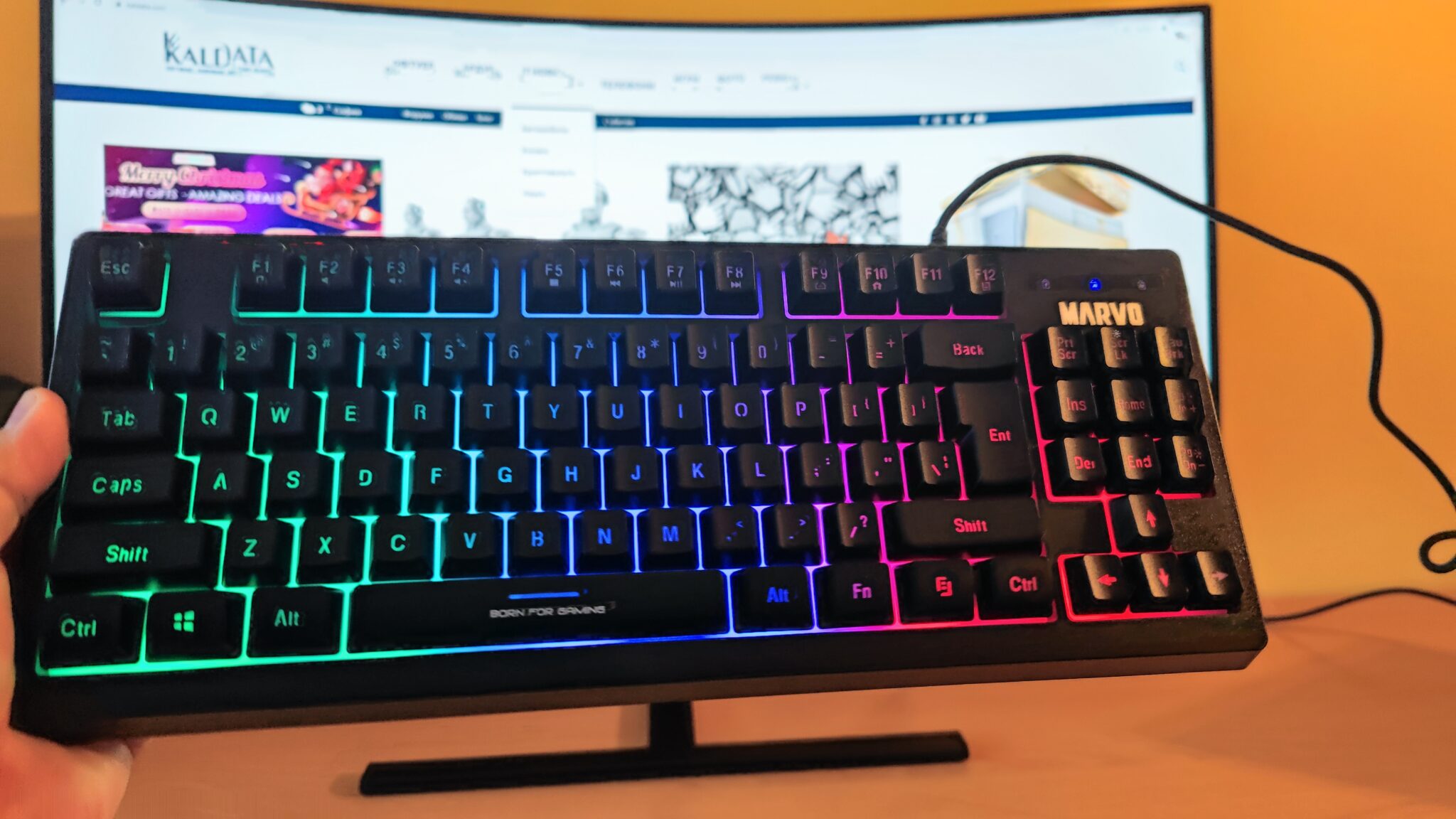 MARVO-K607 – достъпна геймърска клавиатура с отлични качества
