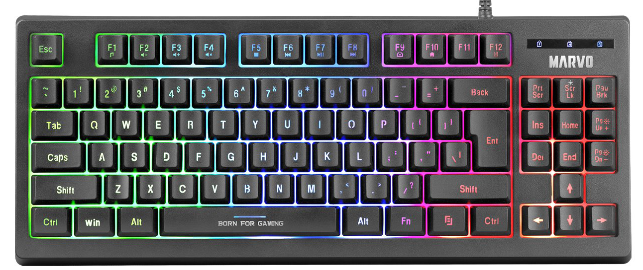 MARVO-K607 – достъпна геймърска клавиатура с отлични качества