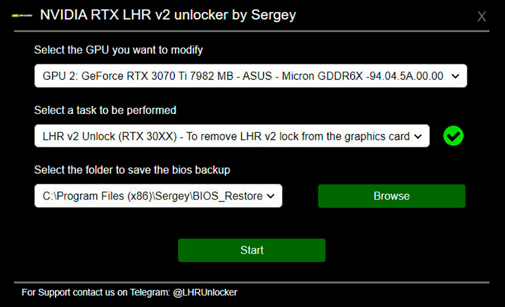 Програмата NVIDIA RTX LHR v2 Unlocker изглежда отключва 100% от производителността на GeForce RTX 3000 за добив на криптовалута