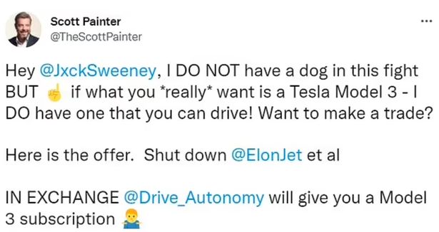 Младежът следящ Илон Мъск отказа оферта за Tesla Model 3, за да спре да го прави