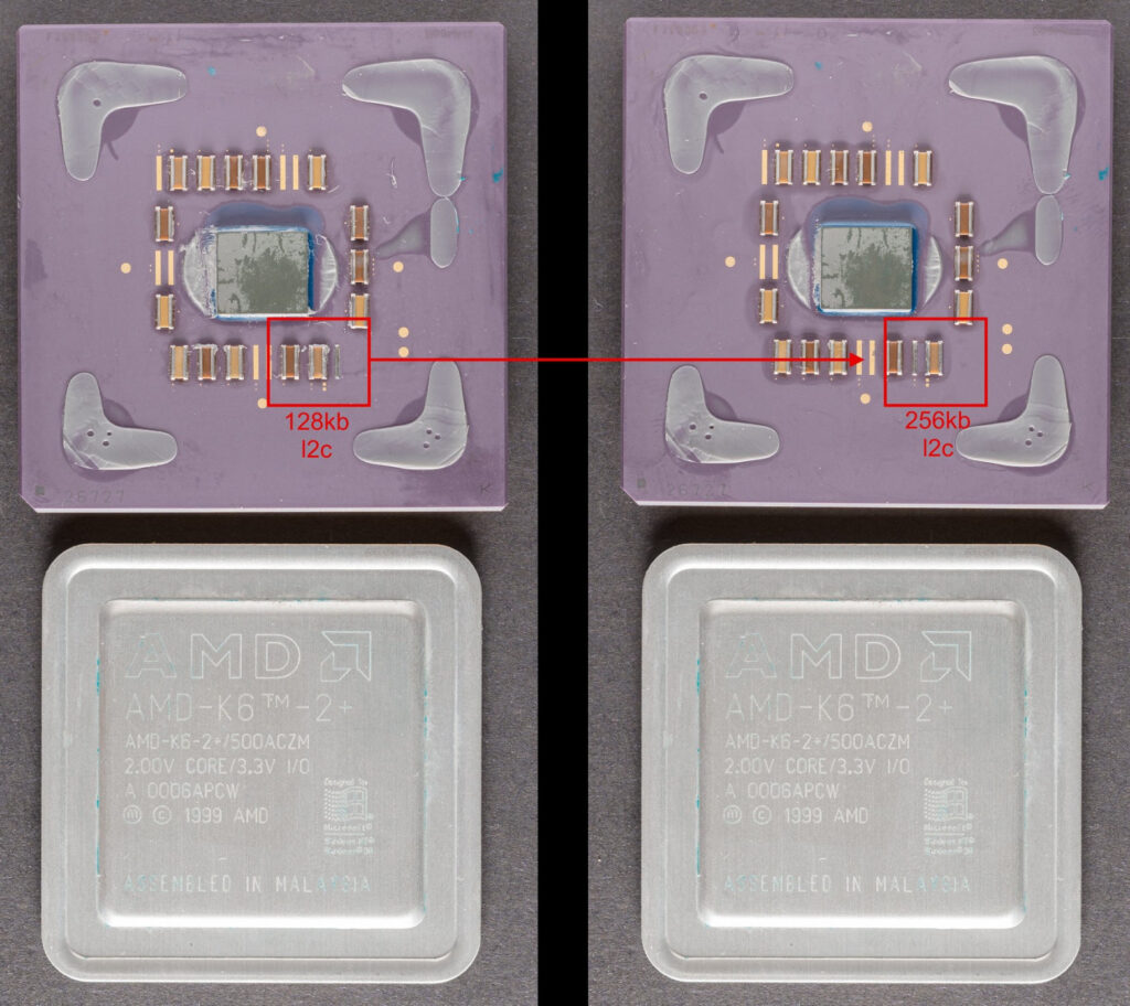 Ето как само с помощта на поялник може да се удвои кеша на процесора AMD K6-2+