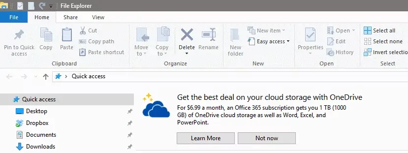 Във File Explorer на Windows 11 се появи реклама