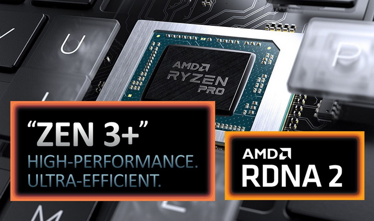 AMD представи 6 nm мобилни процесори Ryzen PRO 6000 с архитектура Zen 3+