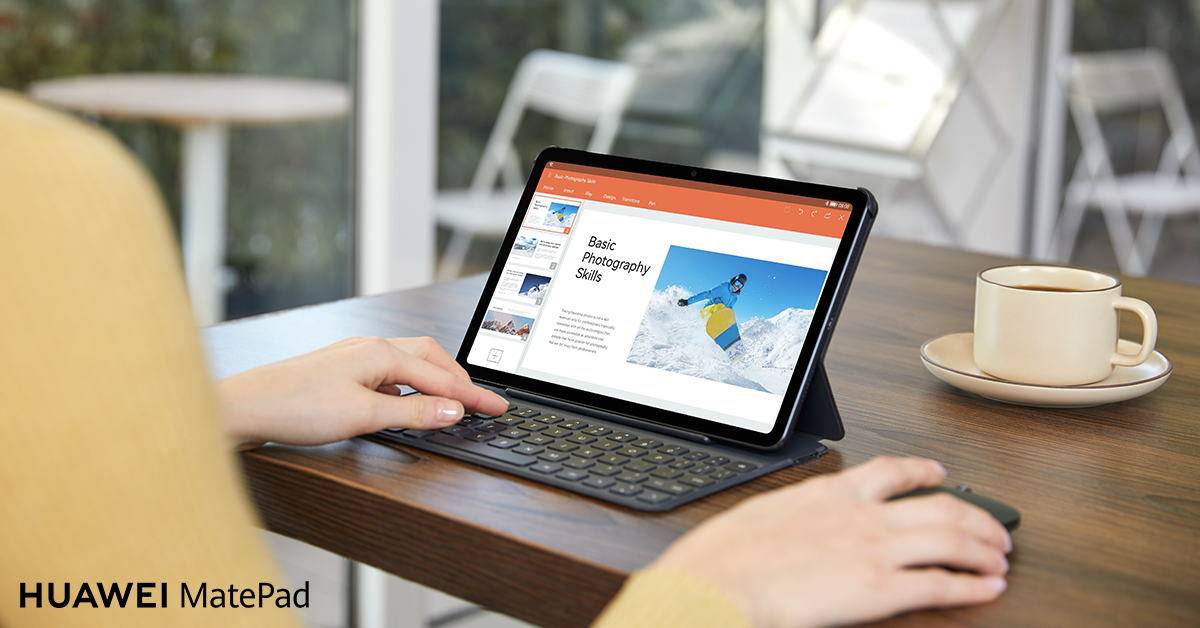 Huawei представя на българския пазар новия таблет HUAWEI MatePad в комплект със смарт клавиатура