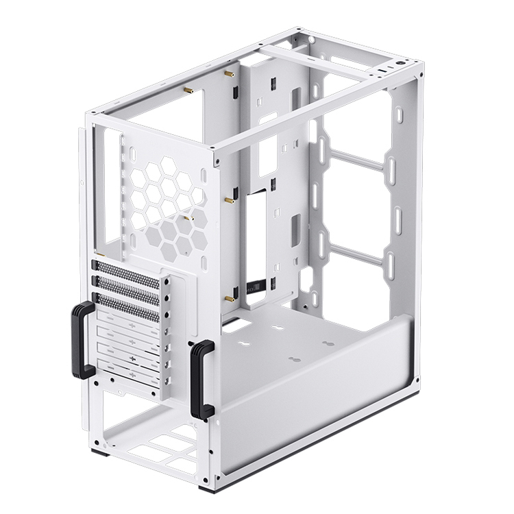 Корпусът Jonsbo VR4 за геймърски компютри бе представен в бяло и черно