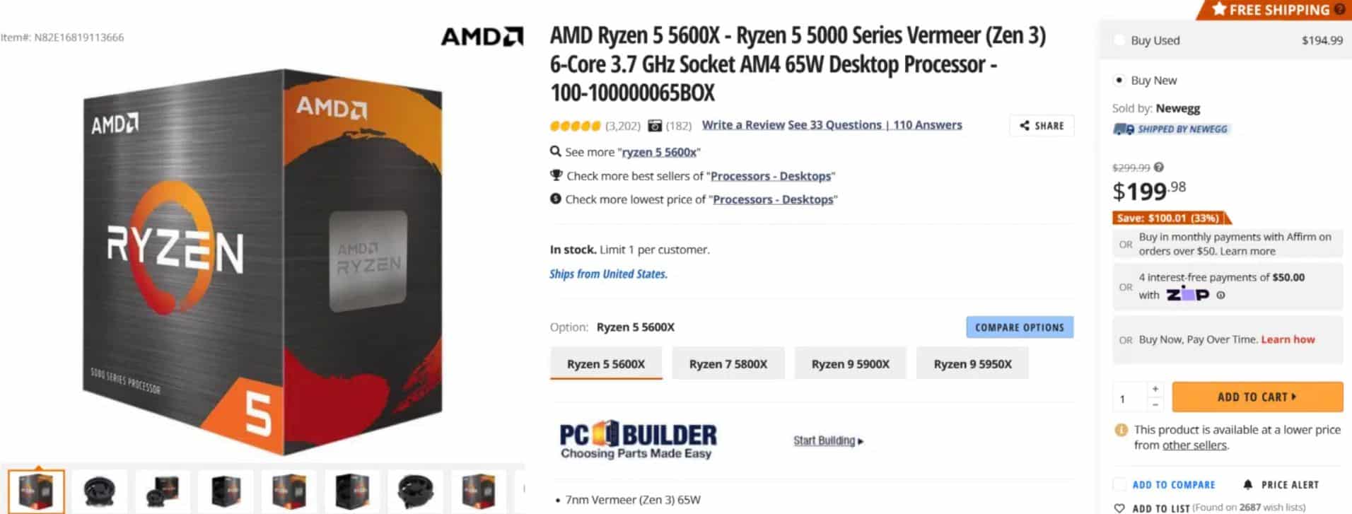 AMD намали цените на всички процесори от серията Ryzen 5000