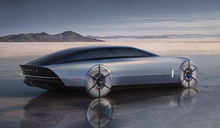 Lincoln представи електрическия концепт Model L100 с отварящ се покрив и без волан