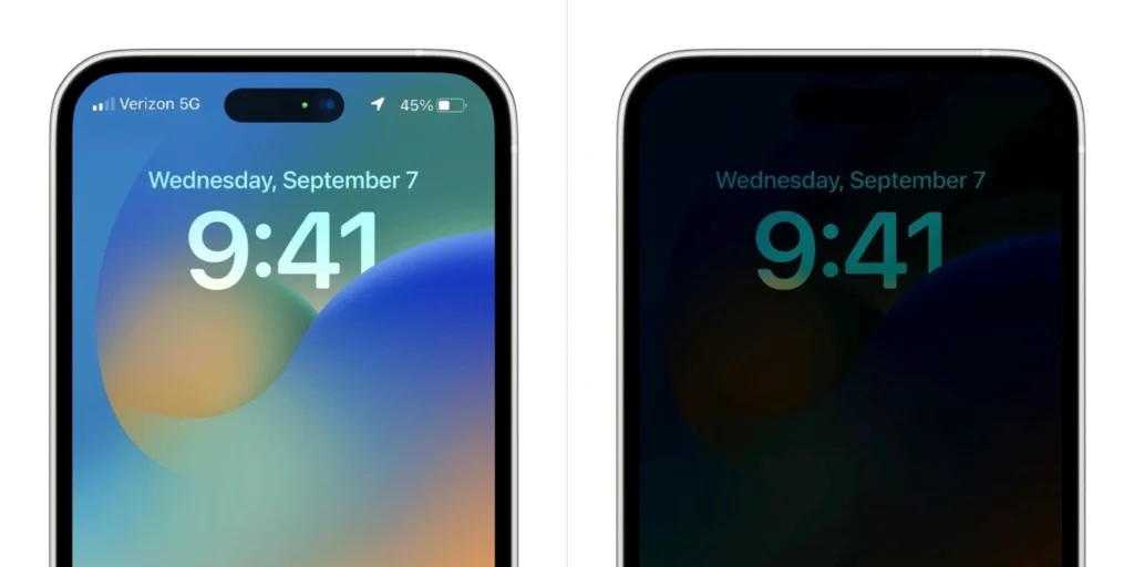 Изтекоха всички подробности за винаги включения дисплей на iPhone 14 Pro
