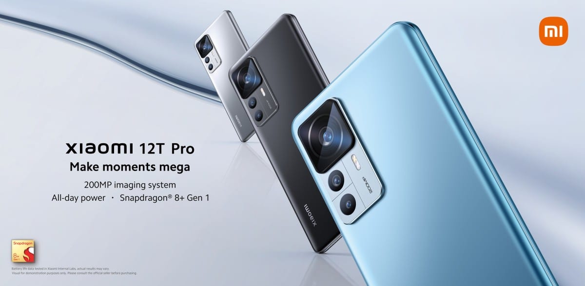 Xiaomi 12T Pro: смартфон с 200 МР камера, Snapdragon 8+ Gen 1 и 120 W зареждане