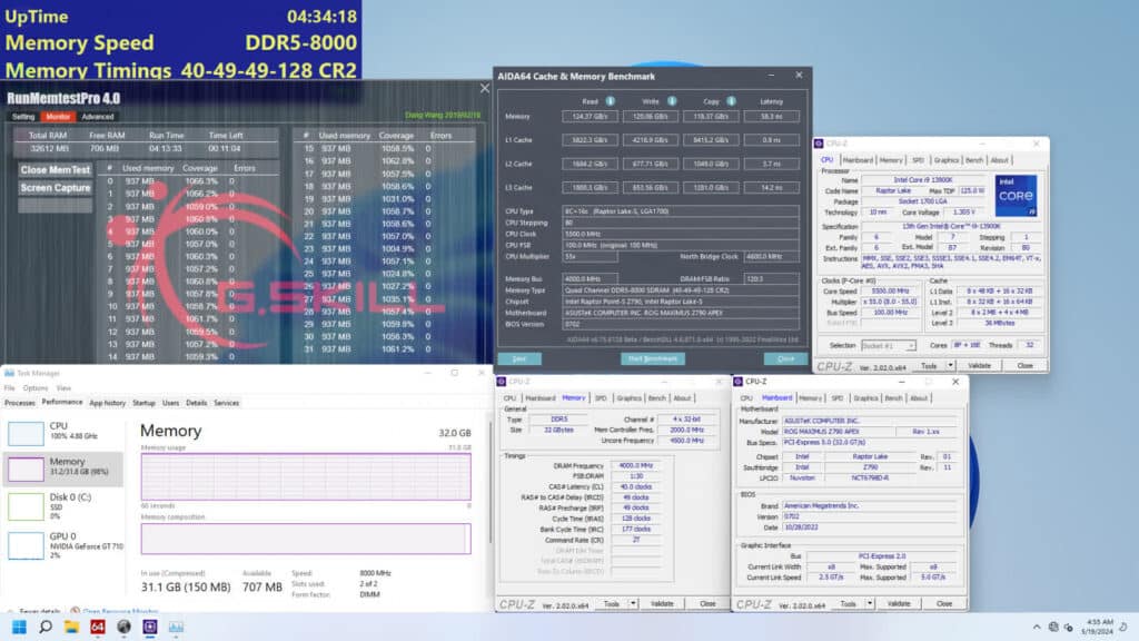 G.Skill представи DDR5-8000, счупи тавана от 10 000 MT/s на въздух
