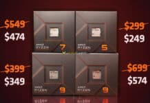 AMD официално намали цените на своите най-нови процесори и сега най-евтиният Ryzen 7000 струва $249
