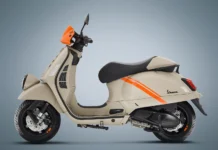 Новия модел на Vespa GTV с впечатляващ дизайн