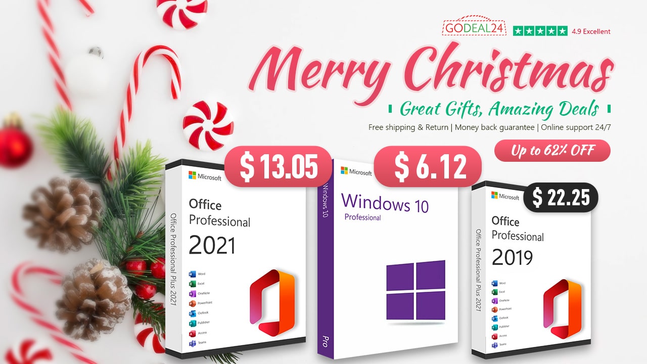 Търсите оригинална ОС Windows и доживотен Office 2021? Коледата на Godeal24 ви предлага големи отстъпки!