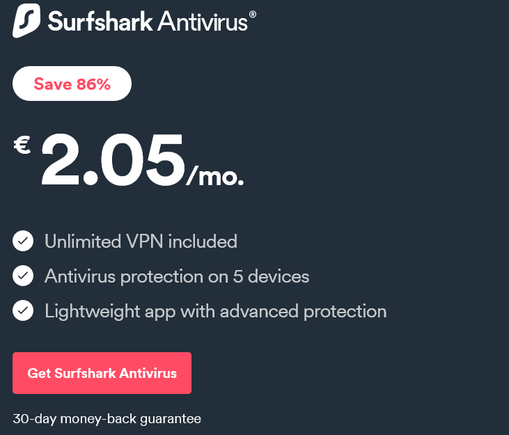 Surfshark Antivirus – много повече от антивирусен инструмент