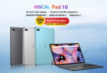 Отстъпка от 50%! OSCAL предлага в Aliexpress чудесния таблет Oscal Pad 10 при цена едва $199