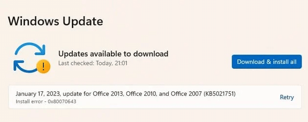 Microsoft сканира компютрите с Windows 11 в търсене на стари версии на Office