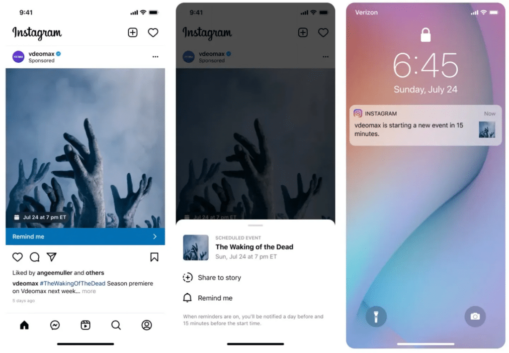Instagram поставя реклами в резултатите от търсенето