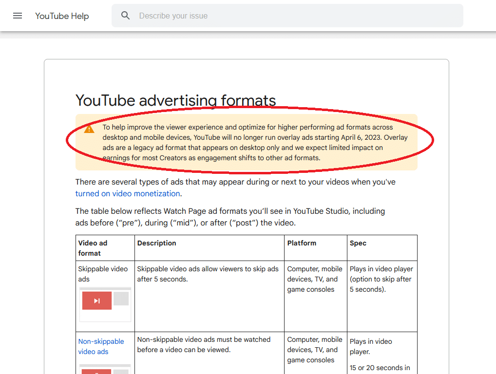 YouTube възнамерява да премахне досадните рекламни банери от видеата